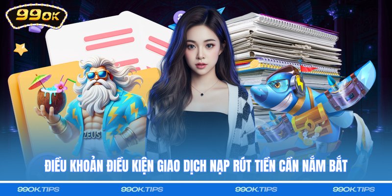 Điều khoản điều kiện giao dịch nạp rút tiền cần nắm bắt
