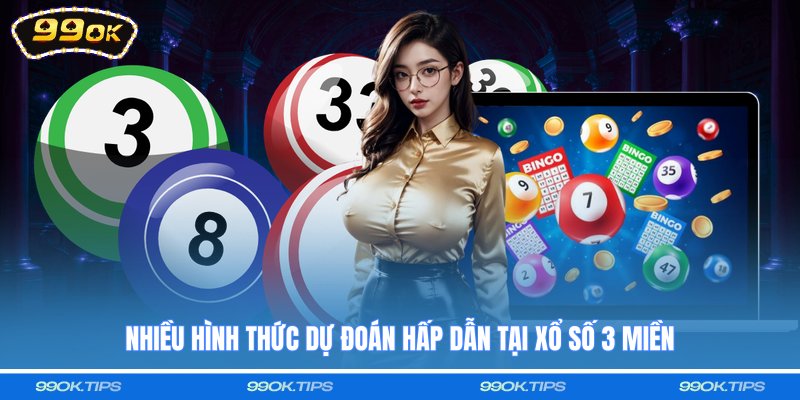 Nhiều hình thức dự đoán hấp dẫn tại xổ số 3 miền